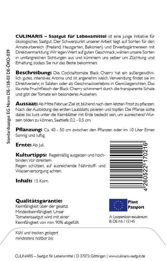 Cocktailtomate Black Cherry 2 Cocktailtomate Black Cherry – Bild 2